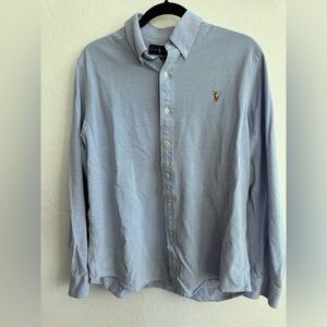Ralph Lauren Men's Light Blue Button Down Shirt- XL TG
